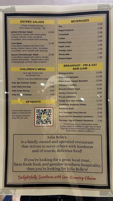 Menu photo 1 Julia Belle's Florence, SC