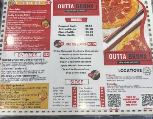 Menu photo 1 Outta Bronx Chandler, AZ Menu photo 1 Outta Bronx Chandler, AZ