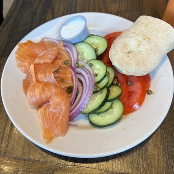Cafe Raymond - Smoked Salmon platter - Breakfast & Brunch Near Me - Pittsburgh, Pennsylvania