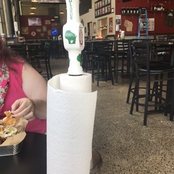 Mr. Brews Taphouse - Now how clever is this as a way to do napkins. - Burgers Near Me - Fort Atkinson, Wisconsin