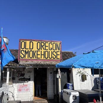 Old Oregon Smoke House - Where you order. It's set back from the street. - Fish & Chips Near Me - Rockaway Beach, Oregon Old Oregon Smoke House - Where you order. It's set back from the street. - Fish & Chips Near Me - Rockaway Beach, Oregon