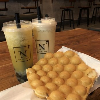 N7 Draft Tea and Coffee - Egg puff with dipping cheese - Coffee & Tea Near Me - San Jose, California