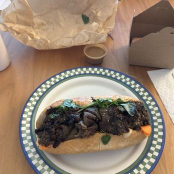 Tín on Kearny - Rib eye banh mi - Vietnamese Near Me - San Francisco, California Tín on Kearny - Rib eye banh mi - Vietnamese Near Me - San Francisco, California