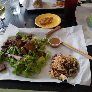 Lona's Lil Eats - Brisket Salad with Lime peanut salad. Pineapple coconut cookie - Asian Fusion Near Me - St Louis, Missouri Lona's Lil Eats - Brisket Salad with Lime peanut salad. Pineapple coconut cookie - Asian Fusion Near Me - St Louis, Missouri