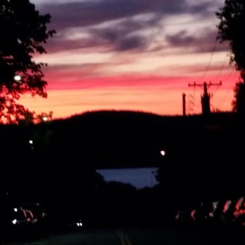 The Parlor - Beautiful sunset to end our night at The Parlor - Pizza Near Me - Dobbs Ferry, New York