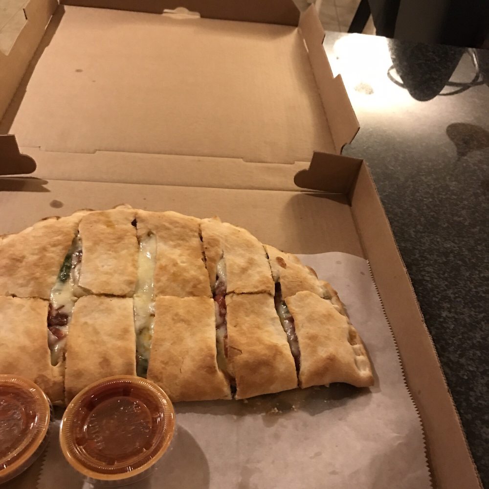 Pizzeria De Marco - Large calzone-spinach, pepperoni and cheese - Pizza Near Me - Attleboro, Massachusetts Pizzeria De Marco - Large calzone-spinach, pepperoni and cheese - Pizza Near Me - Attleboro, Massachusetts