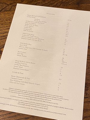 Menu photo 6 brat London, XGL Menu photo 6 brat London, XGL