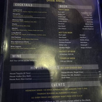 Touchdown Sports Bar and Lounge - Drink menu - Lounges Near Me - DeSoto, Texas Touchdown Sports Bar and Lounge - Drink menu - Lounges Near Me - DeSoto, Texas
