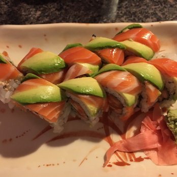 Sushi Joe - Crazy Salmon roll - they always make this for us (it's not on the menu) - Sushi Bars Near Me - Doral, Florida Sushi Joe - Crazy Salmon roll - they always make this for us (it's not on the menu) - Sushi Bars Near Me - Doral, Florida