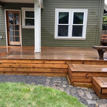 Force Washing - Cedar back porch was (3) years moldy and dark dark gray. Dan made it look brand new again -The results are Stunning ! - Pressure Washers Near Me Force Washing - Cedar back porch was (3) years moldy and dark dark gray. Dan made it look brand new again -The results are Stunning ! - Pressure Washers Near Me