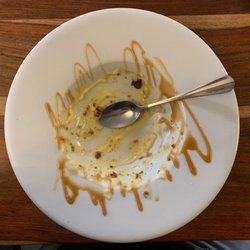 The Sun Inn - Sticky toffee pudding (after)