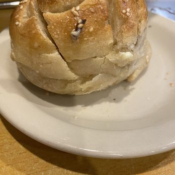 Rocco's Pizza Restaurant - Bread/roll that came with the spaghetti - Pizza Near Me - Spring Hill, Florida