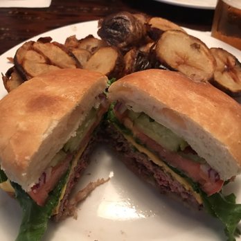 Northwest Grille - Grass fed burger with home fries - Seafood Near Me - Gainesville, Florida