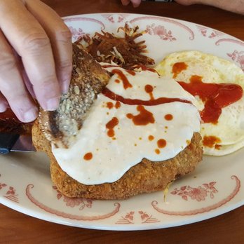 Henri's - Chicken fried steak, after... everything has to be spiced up for this man - Diners Near Me - Canoga Park, California Henri's - Chicken fried steak, after... everything has to be spiced up for this man - Diners Near Me - Canoga Park, California
