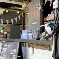 Front signage and menu board