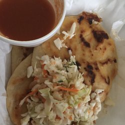 Amanecer Latino Restaurant - Pupusas (Salvadoran stuffed masa corn tortillas)