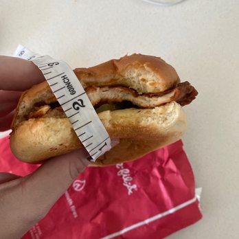 Chick-fil-A - The thinnest bread fillet I've seen in my life. - Fast Food Near Me - Federal Way, Washington Chick-fil-A - The thinnest bread fillet I've seen in my life. - Fast Food Near Me - Federal Way, Washington
