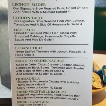 Rick's Restaurant - Slider & Taco Tuesday menu as of 10/15/2019 - Cuban Near Me - Palm Springs, California Rick's Restaurant - Slider & Taco Tuesday menu as of 10/15/2019 - Cuban Near Me - Palm Springs, California