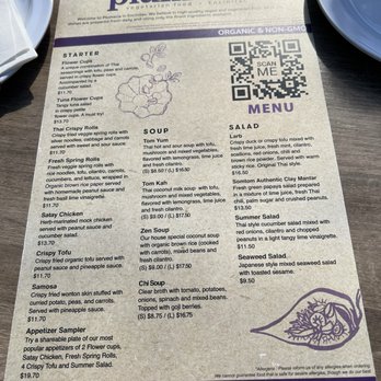 Plumeria - Menu - Thai Near Me - Encinitas, California