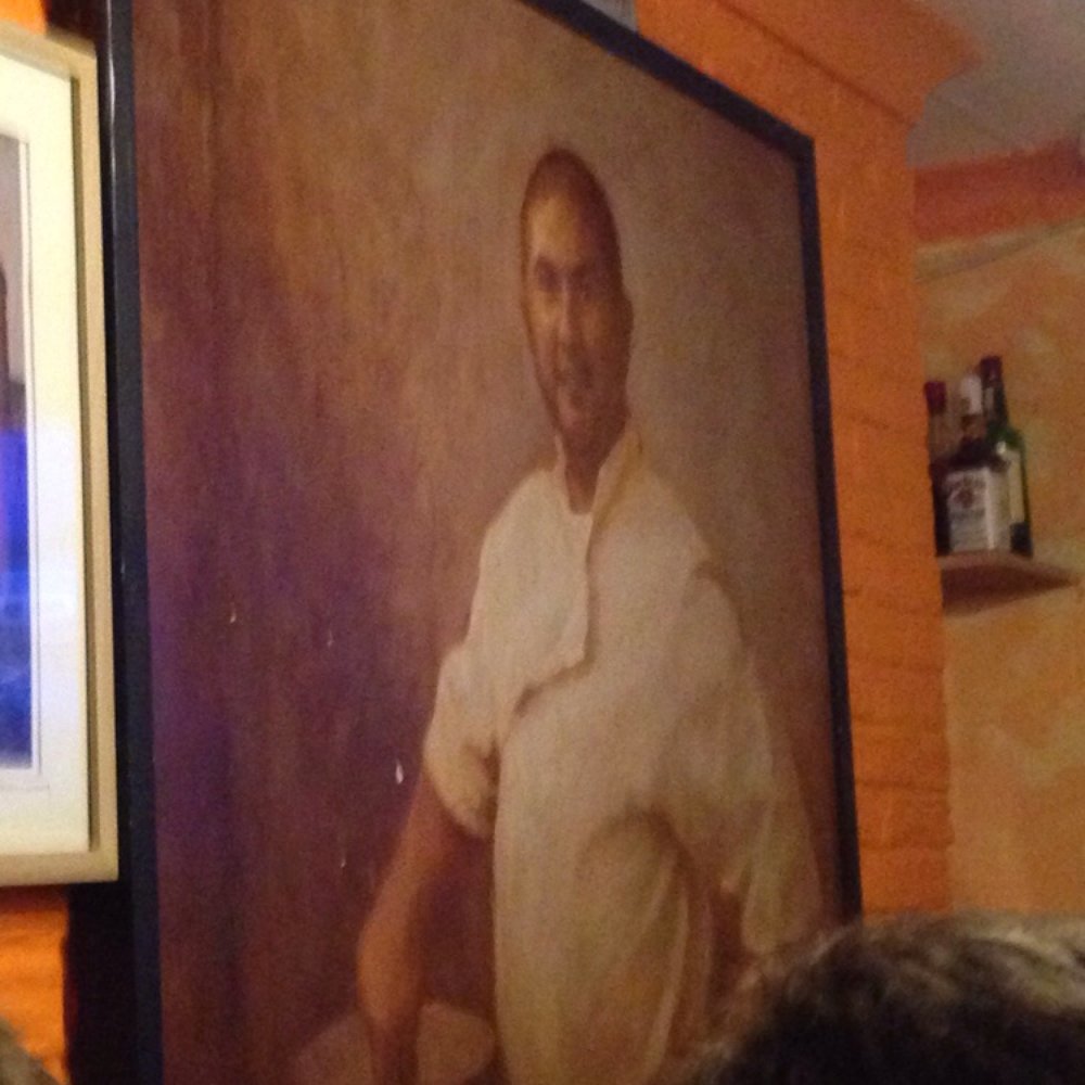 El Paradiso Del Chibo - Painting of the owner who was not there - Italian Near Me - York, YOR