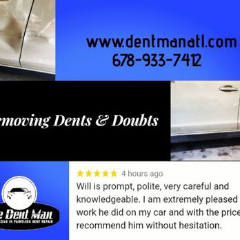 The Dent Man of Atlanta - This customer thought their only option was a bodyshop - Mobile Dent Repair Near Me The Dent Man of Atlanta - This customer thought their only option was a bodyshop - Mobile Dent Repair Near Me
