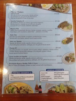 Menu photo 5 La Salvadorena Baton Rouge, LA