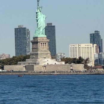 Small Bus Tours NYC - Statue of Liberty from the Staten Island ferry - Boat Tours Near Me - New York, New York