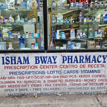 Isham Broadway Pharmacy - Drugstores Near Me - New York, New York Isham Broadway Pharmacy - Drugstores Near Me - New York, New York