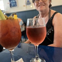 Goolee's Grille - Bloody Mary, Cranberry Mimosa, Happy Wife.