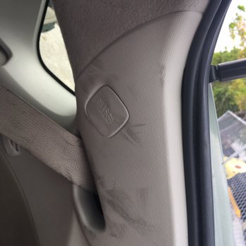 Fineline Autobody - More stains from my dirty car parts stored inside my vehicle and they did not clean the car. AT ALL!!!! - Body Shops Near Me - Boca Raton, Florida