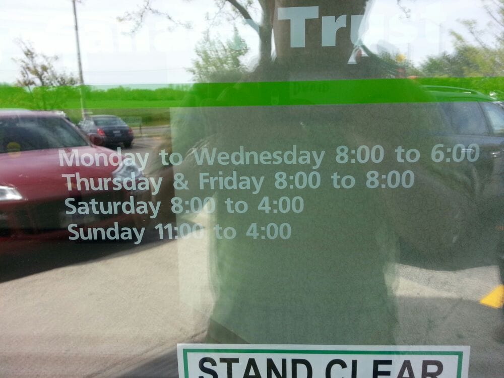 Bank Hours Yelp