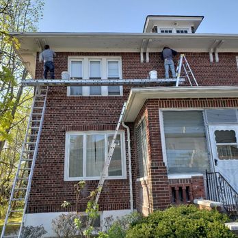 Aslam General Construction - On going brick pointing project at 819 Dorian Court, Far Rockaway NY. - Roofing Near Me