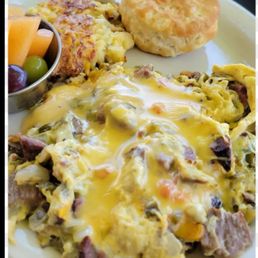 Brisket scrambled Brisket scrambled