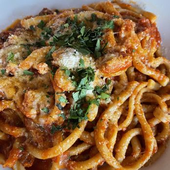 Rinata - BUCATINI ALL'AMATRICIANA - Italian Near Me - Minneapolis, Minnesota