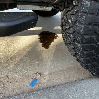 Planet Ford Spring - Damaged oil pan by the mobile team that even a new drain plug will not fix. - Car Dealers Near Me - Spring, Texas