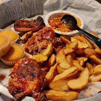 Riverside BBQ & Grill - Family Feast for 2 - Burgers Near Me - Quincy, Illinois Riverside BBQ & Grill - Family Feast for 2 - Burgers Near Me - Quincy, Illinois