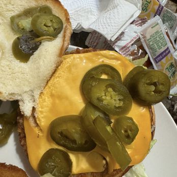 Juicy Burger 2 - Inside my delicious veggie burger! - Burgers Near Me - Fresno, California