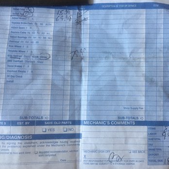 The Bike Shop - total cost receipt, provided on 6/2/2020 - Bikes Near Me - Centreville, Virginia The Bike Shop - total cost receipt, provided on 6/2/2020 - Bikes Near Me - Centreville, Virginia