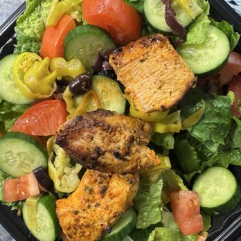 Argo Mediterranean Grille - Chicken Kabob Salad - Mediterranean Near Me - La Verne, California