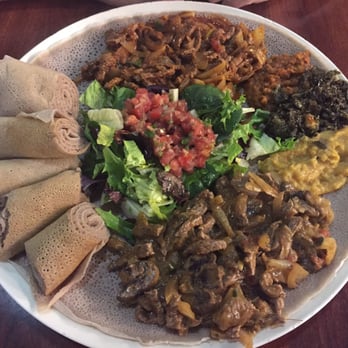 Moya - Steak tidbits and gursha. Delicious and big portions. - Ethiopian Near Me - San Francisco, California