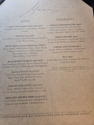Menu photo 1 Chateau Morrisette Restaurant Floyd, VA Menu photo 1 Chateau Morrisette Restaurant Floyd, VA