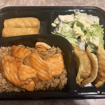 Teriyaki One - Salmon Bento - Japanese Near Me - Flushing, New York Teriyaki One - Salmon Bento - Japanese Near Me - Flushing, New York
