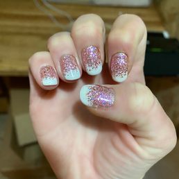 The ombré style that I took to Lily from Pinterest, except it turned out even better than the photo! She is a pro!