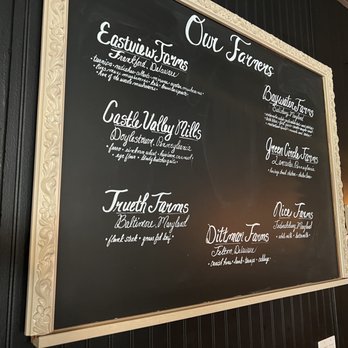 One Coastal - List of farmers where they source their ingredients - New American Near Me - Fenwick Island, Delaware