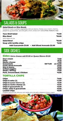 Menu photo 1 Baja's Fresh Grill 2 Warren, RI