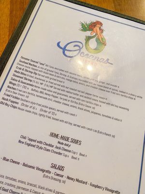 Menu photo 1 Oceanas Bistro Avon, NC Menu photo 1 Oceanas Bistro Avon, NC