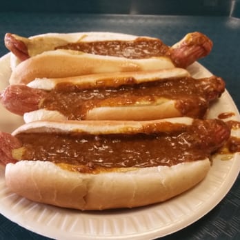 The Hot Grill - Chili Dogs with Mustard. Great stuff. Check this place out. - Hot Dogs Near Me - Clifton, New Jersey The Hot Grill - Chili Dogs with Mustard. Great stuff. Check this place out. - Hot Dogs Near Me - Clifton, New Jersey