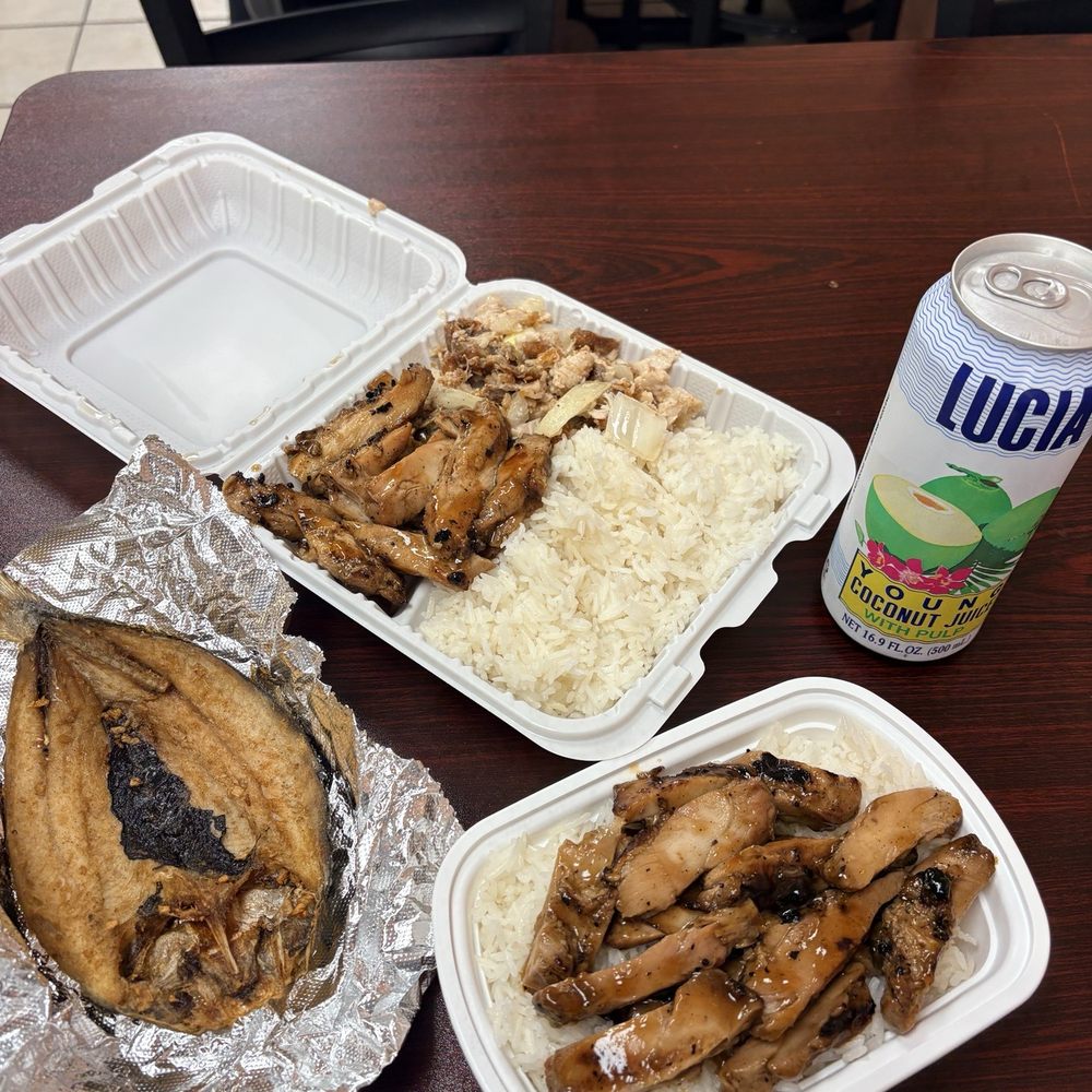Leo's Barbecue - Milk Fried Marinated Milkfish (Daing na Bangus), Sisig, Chicken Teriyaki Combo - Filipino Near Me - South Plainfield, New Jersey Leo's Barbecue - Milk Fried Marinated Milkfish (Daing na Bangus), Sisig, Chicken Teriyaki Combo - Filipino Near Me - South Plainfield, New Jersey