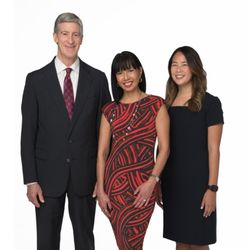 Biltmore Eye Physicians - Our providers pictured left to right: Dr. Robert Bullington, Jr. M.D.,
Dr. Aileen Villareal, M.D., and Dr. Bethany Wong, O.D.
