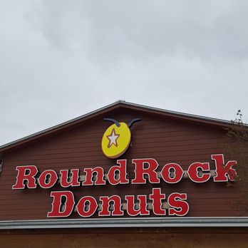 Round Rock Donuts - The sign. - Bakeries Near Me - Round Rock, Texas